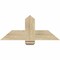 Ekena Millwork Eugene Rough Sawn Timber Gable Bracket, Douglas Fir, 36"W x 15"H x 2"D x 6"F, 10/12 Pitch GBW036X15X0206EUG00RDF - alternate 1